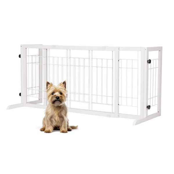COZIWOW Freestanding Dog Gate, Width Adjustment 38 in. to 71 in.