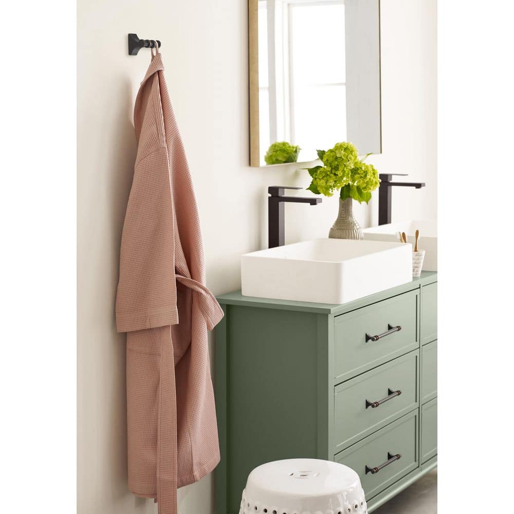Oil-Rubbed Bronze Double Prong Wall Mounted Robe Hook