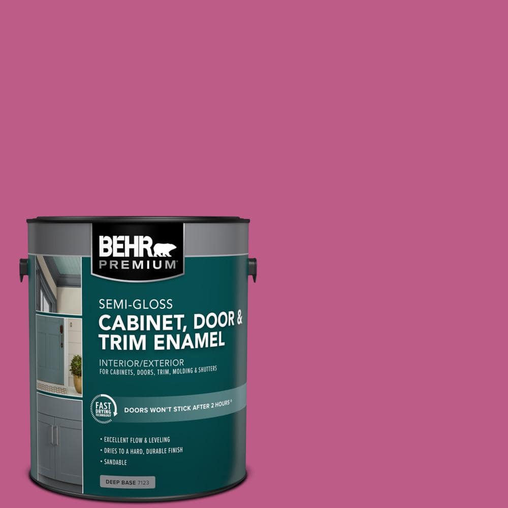1 gal. #P120-5 Beauty Queen Semi-Gloss Enamel Interior/Exterior Cabinet, Door & Trim Paint price history on PriceWatchPro
