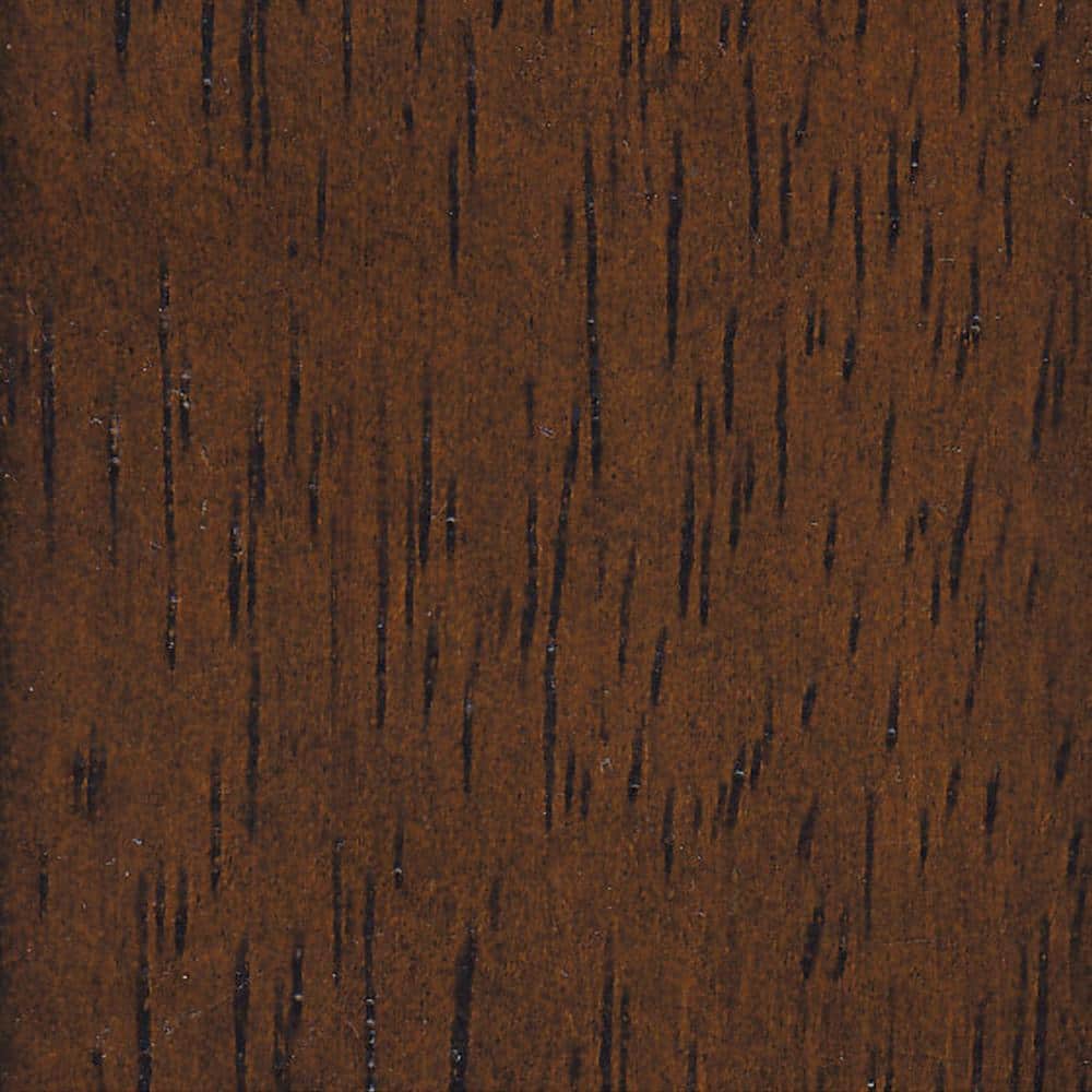 Midnight Stripe Upholstered Counter Stool with Dark Walnut Wood Legs