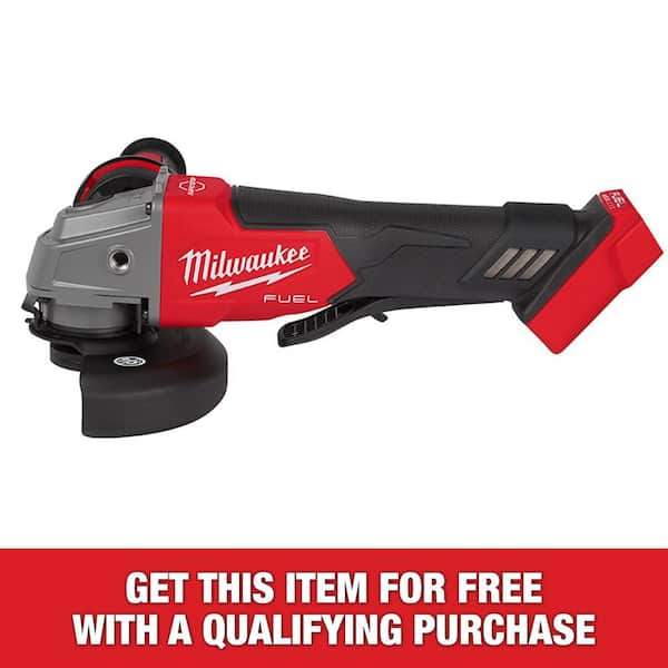 Milwaukee M18 FUEL 18V Lithium-Ion Brushless Cordless 4-1/2 in./5 in. Grinder w/Paddle Switch (Tool-Only)