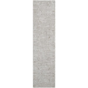 Masterpiece Gray Traditional 2 ft. x 7 ft. Indoor Area Rug