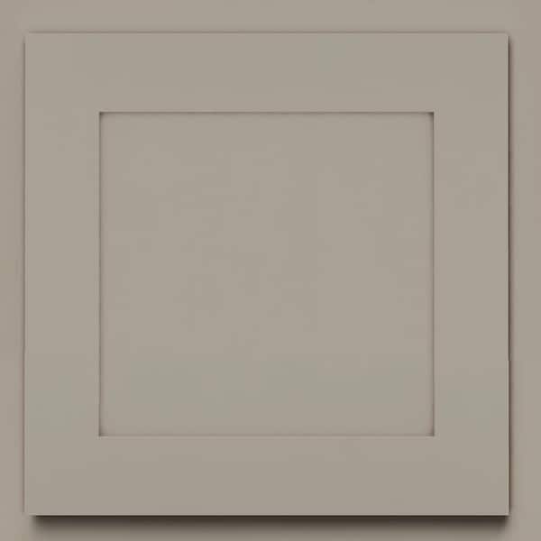 KraftMaid 14-5/8 in. x 14-5/8 in. Cabinet Door Sample in Pebble Grey