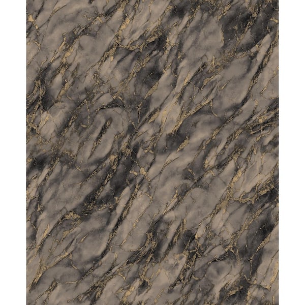 Unbranded Special FX 2 Collection Bronze Metallic Marble Effect Vinyl on Non-Woven Non-Pasted Wallpaper Roll