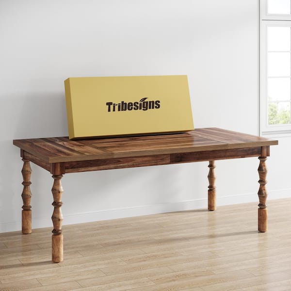 TRIBESIGNS WAY TO ORIGIN Halseey Walnut Rectangle Wood