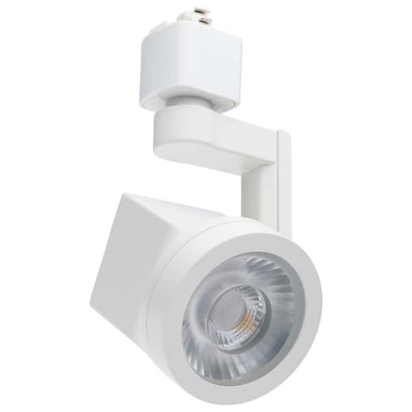 Lantern White Integrated LED Fixed Track Step Head Light Fixture, 24° Beam Spread