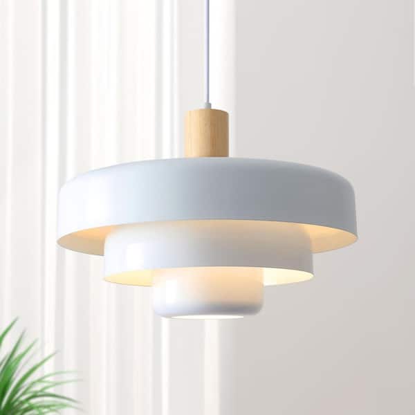 新品SISANDI MIES CLASSIC moonlight white 1 TinHon Modern Scandinavian White 1-Light Pendant Light with