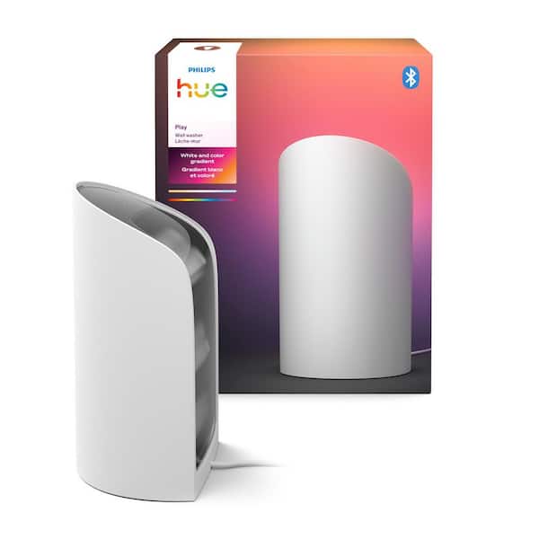 Play Wall Washer Integrated LED Light White 6.18 In Table Lamp (1-Pack)