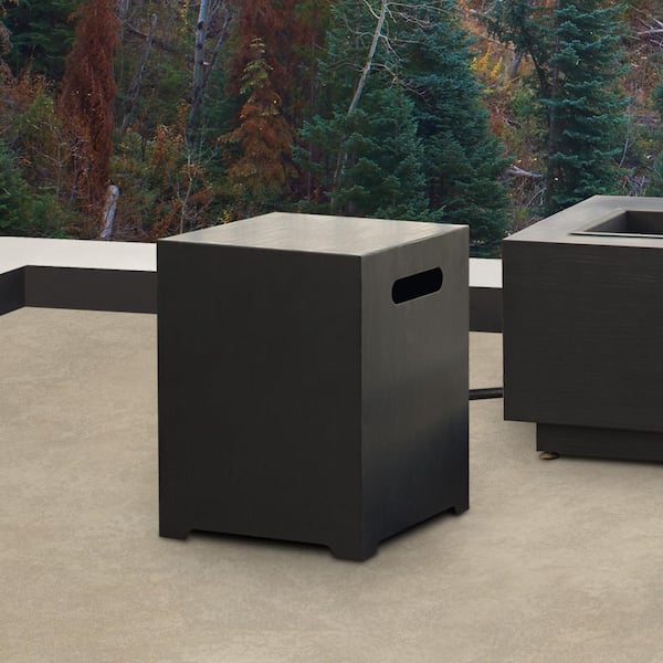 Real Flame 15 in. Lanesboro Propane Tank Cover in Gray