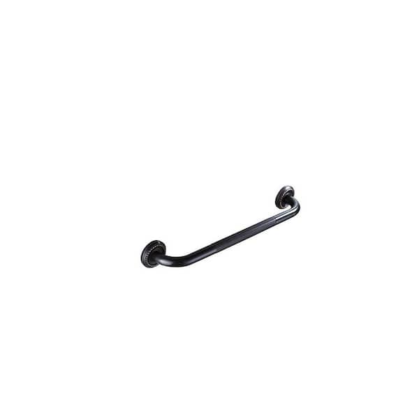 18in. Anti-Slip Handrail Grab Bar for Shower, Ideal for Elderly, Pregnant,and Children, Sturdy, Oil Rubbed Bronze, in Mh