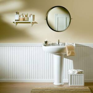 5/16 in. x 5-29/32 in. x 32 in. - 8 lin. ft. MDF Overlapping Wainscot Interior Paneling Kit
