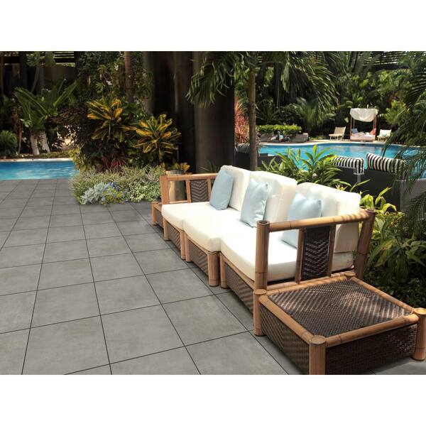 CODIAK 3.81 in. L x 3.81 in. W x 0.78 in. H Cement Gray Porcelain