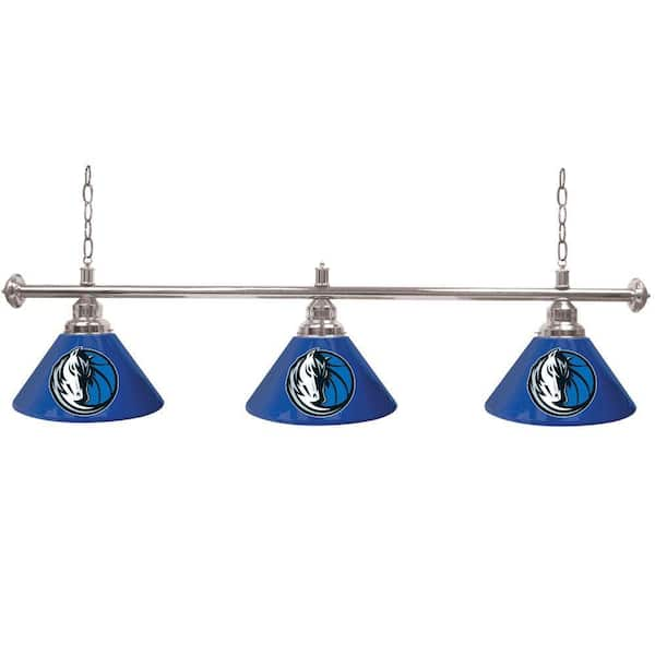 Trademark Global NBA 3-Light Dallas Mavericks Billiard Lamp