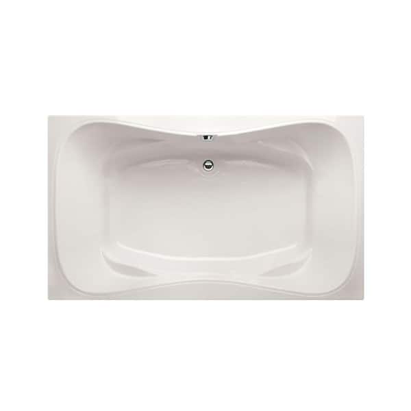 Hydro Systems Providence 60 in. Acrylic Rectangular Drop-in Bathtub in White