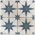 Kings Star Blue 17-5/8 in. x 17-5/8 in. Ceramic Floor and Wall Tile (10.95 sq. ft./Case)