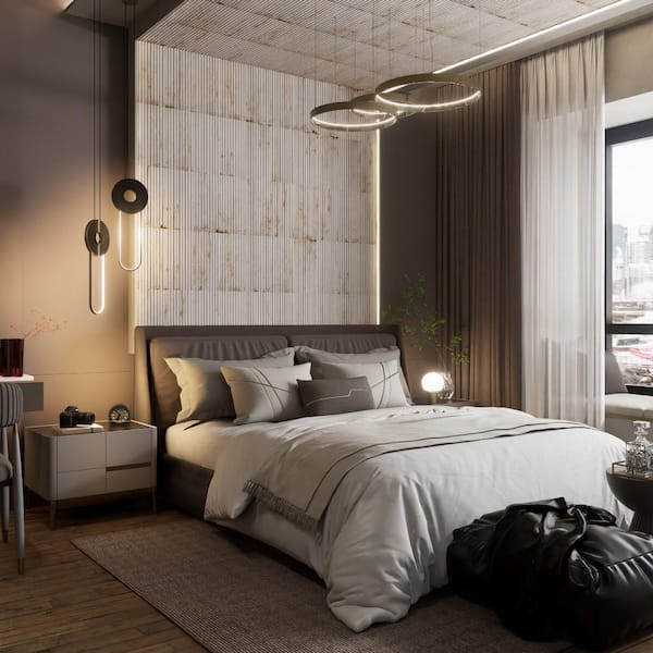 ストラータ ホワイト　S Merola Tile Retro Strata Blanc 7 in. x 14 in. Porcelain Floor and