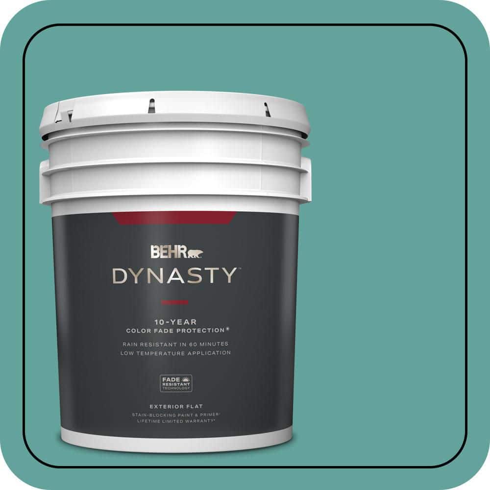 5 gal. #M450-5 Aqua Rapids Flat Exterior Stain-Blocking Paint & Primer price history on PriceWatchPro