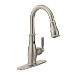 Brantford Single-Handle Pull-Down Sprayer Touchless Kitchen Faucet with MotionSense and Reflex in Spot Resist Stainless