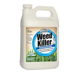 128 oz. Organic Weed and Grass Killer Concentrate, Biodegradable, Natural non-toxic citrus based, Kills on contact