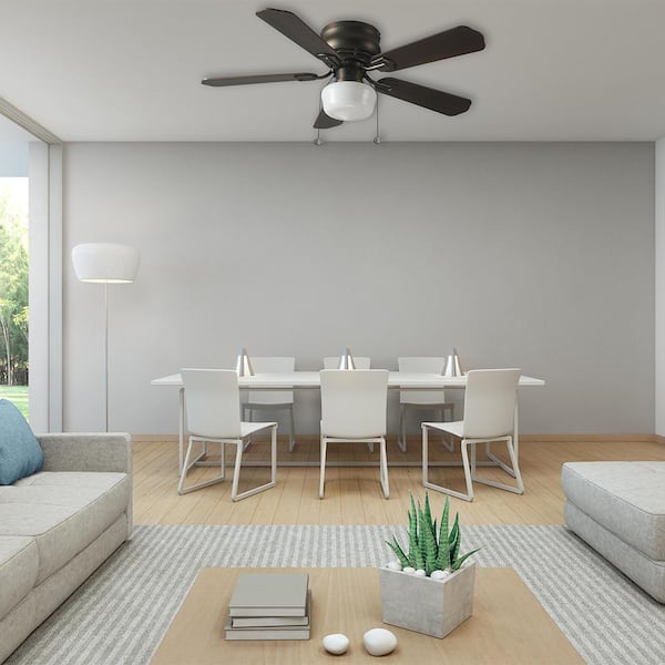 Middleton 42 in. Indoor Plated Bronze Ceiling Fan LED