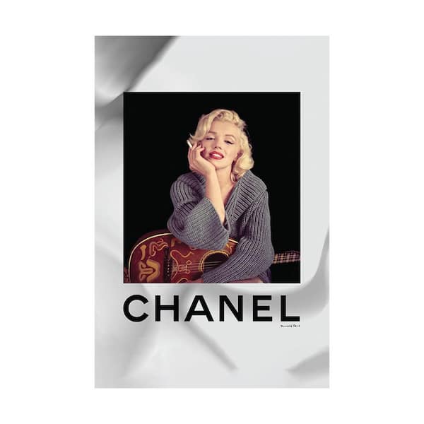VENICE BEACH Collections Marilyn in All Her Comfort by Fairchild Paris 1-Piece Unframed People Poster Art Print 20 in. x 16 in.