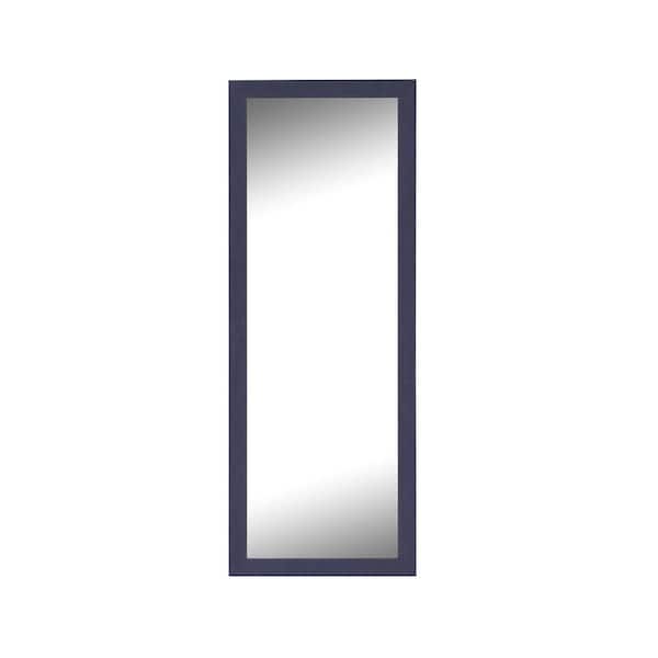 Hitchcock Butterfield Wayfarer 22.5 in. x 58.5 in. Coastal Rectangle Framed Blue Full Length Decorative Mirror