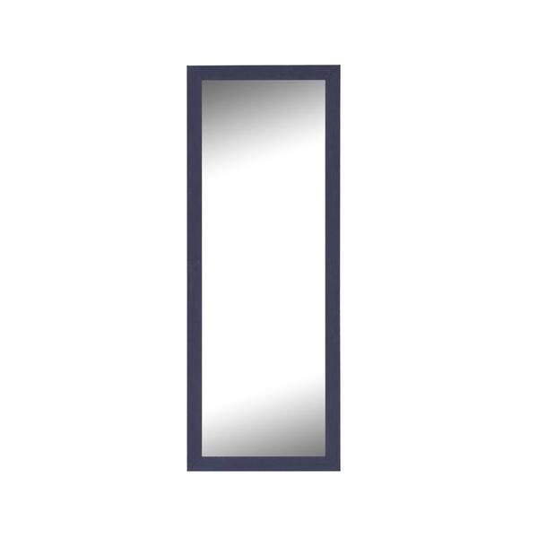 Hitchcock Butterfield Wayfarer 38.5 in. x 79.5 in. Coastal Rectangle Framed Blue Full-Length Decorative Mirror