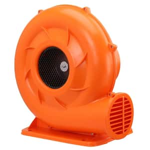 Inflatable Blower 14 in. 1 Speed Blower Fan in Orange with 2 modes 1/1.2HP 950-Watt Pump Commercial Air Blower, 3300 RPM