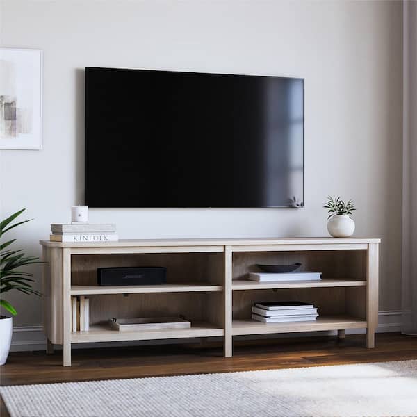 Farmhouse Console for TVs up to 75 in. Blonde Oak