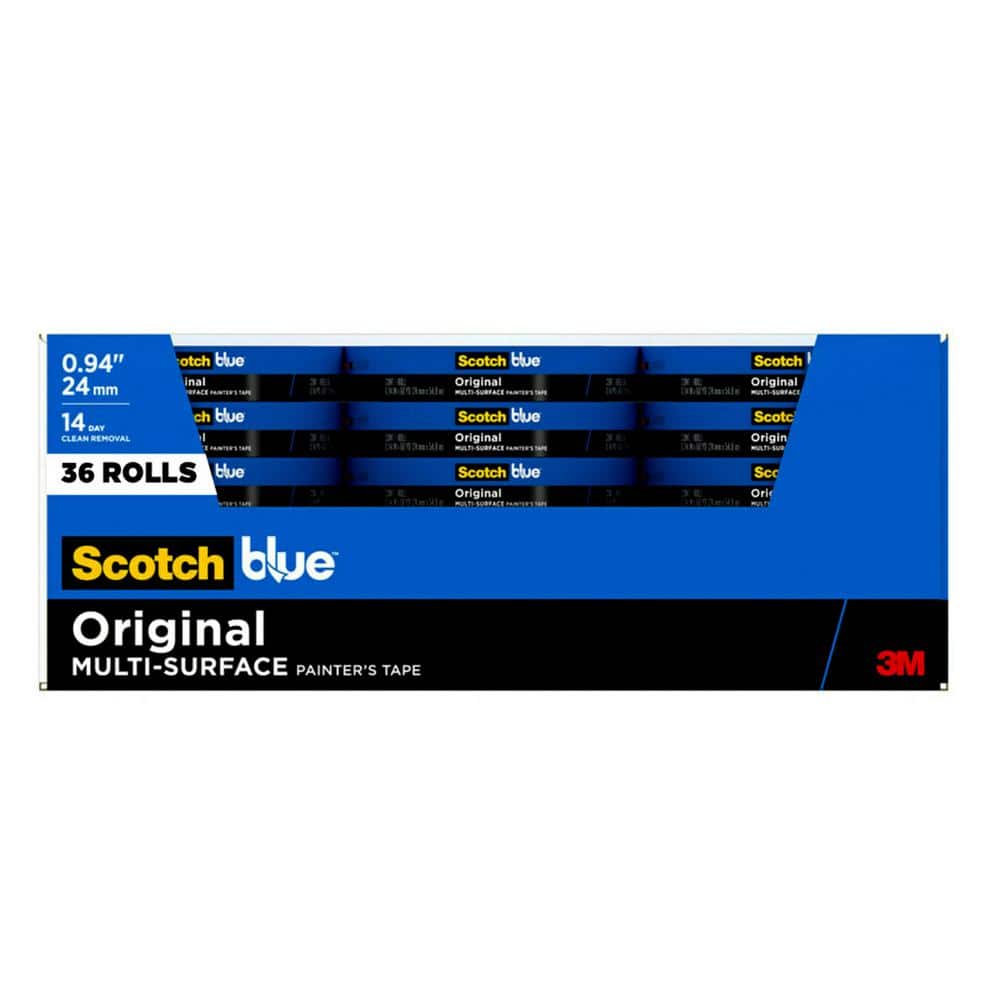 ScotchBlue 0.94 In. x 60 Yds. Original Multi-Surface Painters Tape (36 Rol