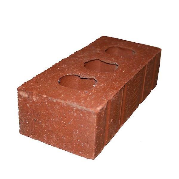 Quikrete 2 in. x 4 in. x 8 in. Clay Cored Brick