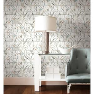 34.17 sq. ft. Refraction Peel and Stick Wallpaper