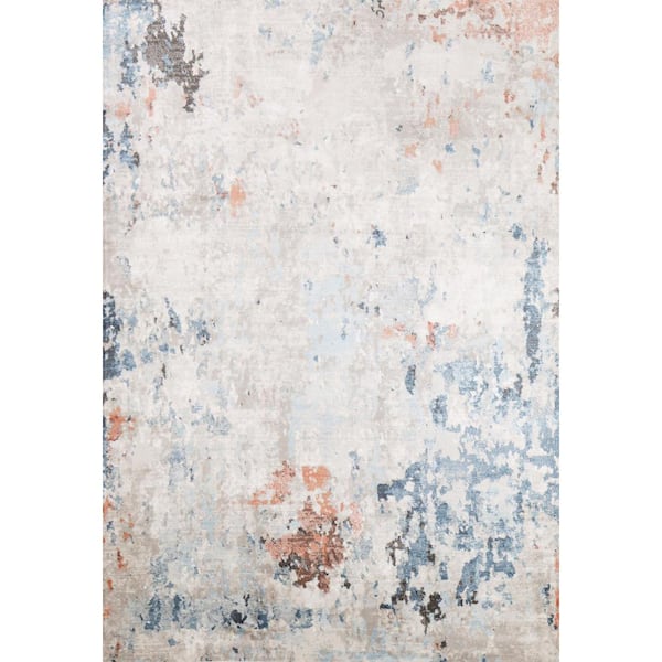 Ashland Multi 8 ft. x 10 ft. (7 ft. 6 in. x 9 ft. 6 in.) Geometric Contemporary Area Rug