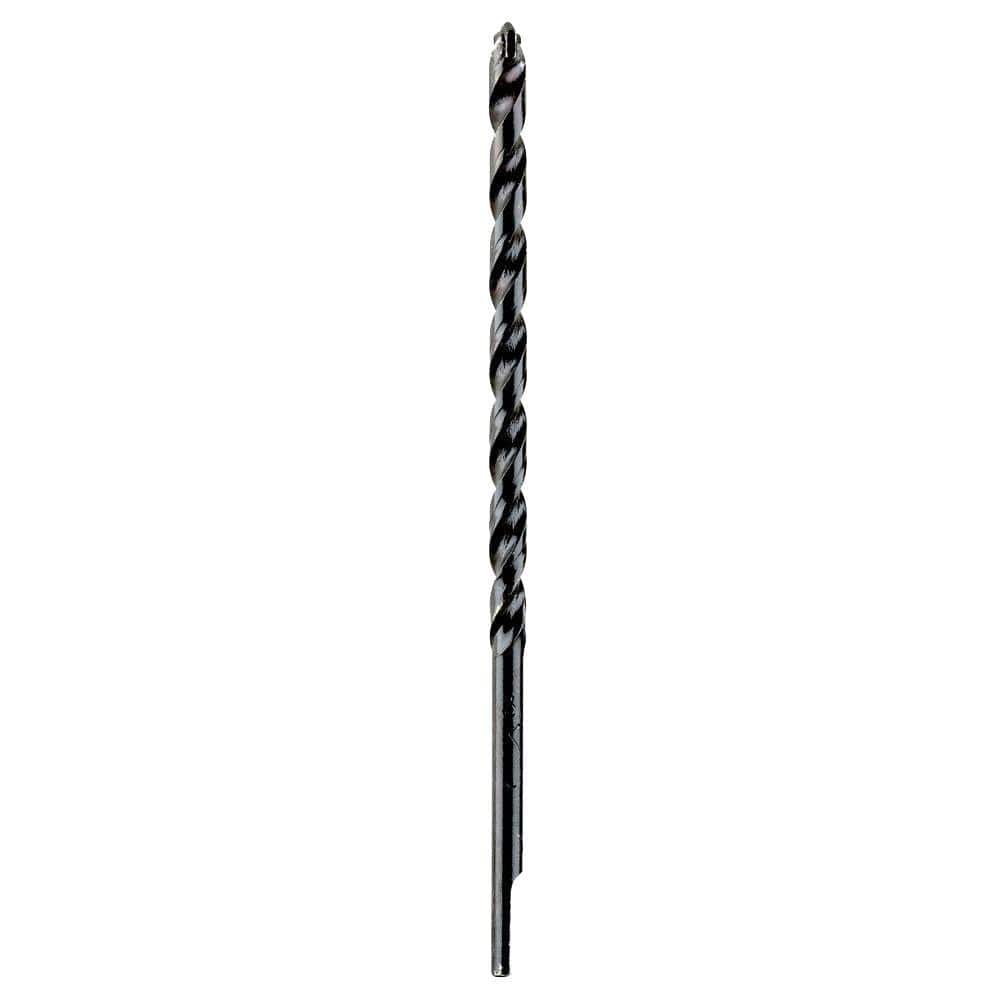 3/16 in. x 5-1/2 in. Flat Shank Hex Carbide Masonry Drill Bit Set for Brick