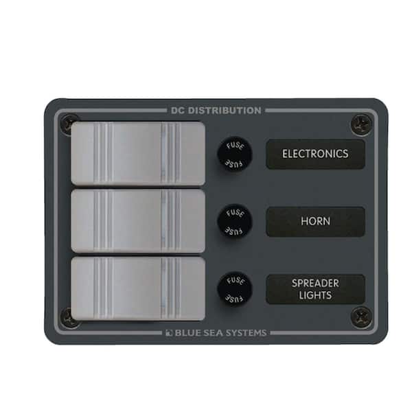 Contura 12-Volt DC 3-Position Water Resistant Panel, Gray