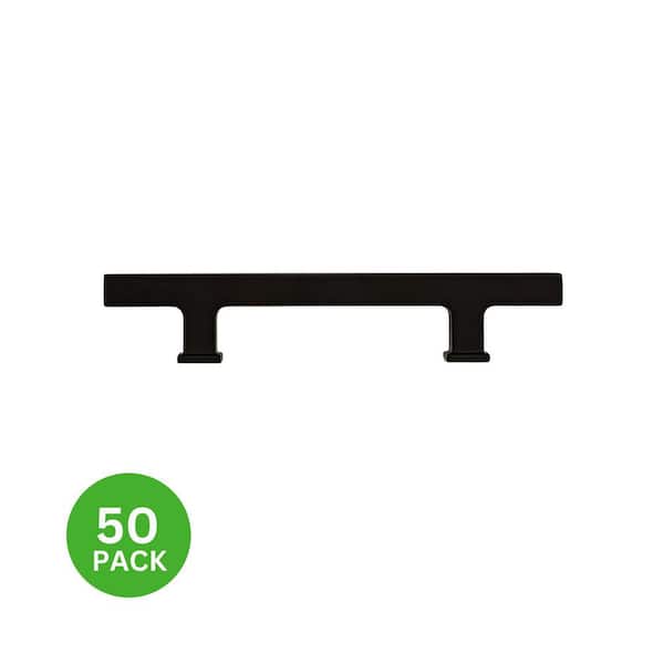 50-Pack SoHo 3-3/4 in. (96 mm) Center-to-Center Classic Matte Black Bar Drawer Pull