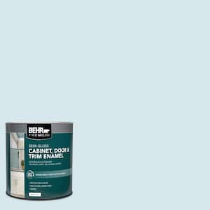 1 qt. #S490-1 Permafrost Semi-Gloss Enamel Interior/Exterior Cabinet, Door & Trim Paint
