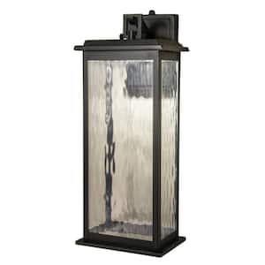 Weymouth 1-Light Gunmetal LED Outdoor Wall Sconce