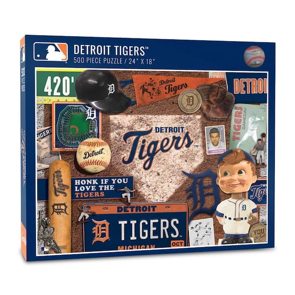 MLB Detroit Tigers Retro Series Puzzle (500-Pieces)