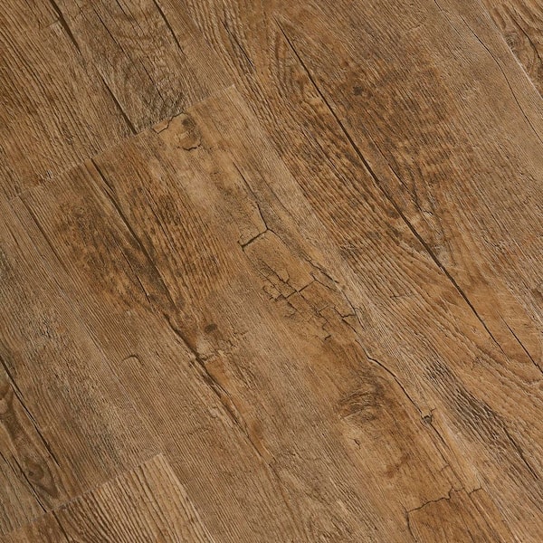 Woodruff 20 MIL 7.1 in. W x 48 in. L Click Lock Waterproof Luxury Vinyl Plank Flooring (23.64 sq. ft. /case)