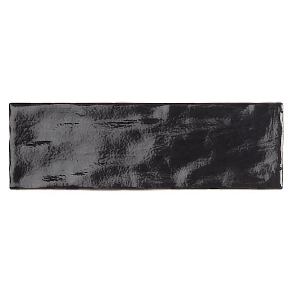 Ivy Hill Tile Amagansett Jet Black 2 in. x 8 in. Mixed