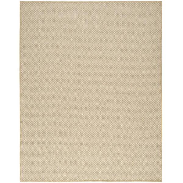 Courtyard Natural 10 ft. x 14 ft. All-over design Contemporary Area Rug