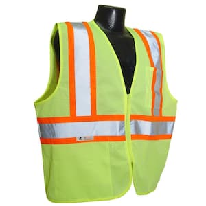 Fire Retardant with Contrast green Mesh Large Safety Vest