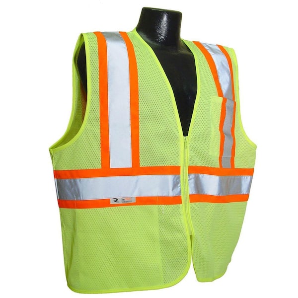 Radians Fire Retardant with Contrast green Mesh Large Safety Vest
