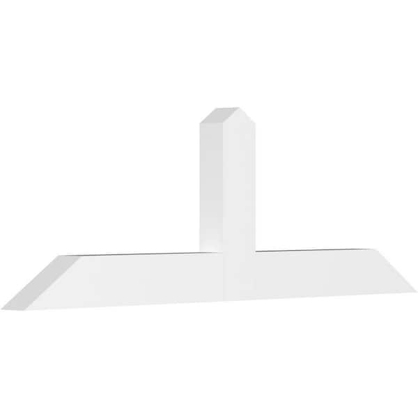 Ekena Millwork Portland 72 in. W x 24 in. H x 4 in. D Signature Polyurethane Bracket