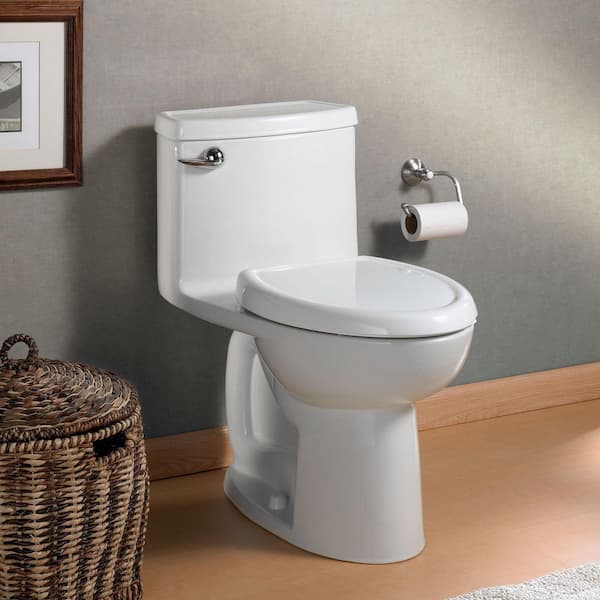 Compact Cadet 3-FloWise Tall Height 1-Piece 1.28 GPF Single Flush Elongated Toilet in White, Seat Included