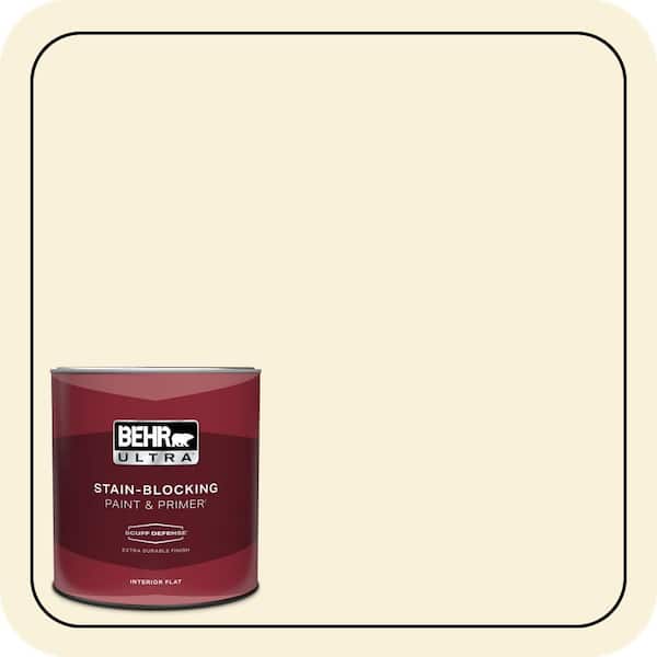 BEHR ULTRA 1 qt. #W-B-310 Glow Extra Durable Flat Interior Paint & Primer
