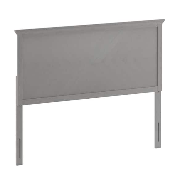 TAYLOR + LOGAN Gray Wash Queen Headboard