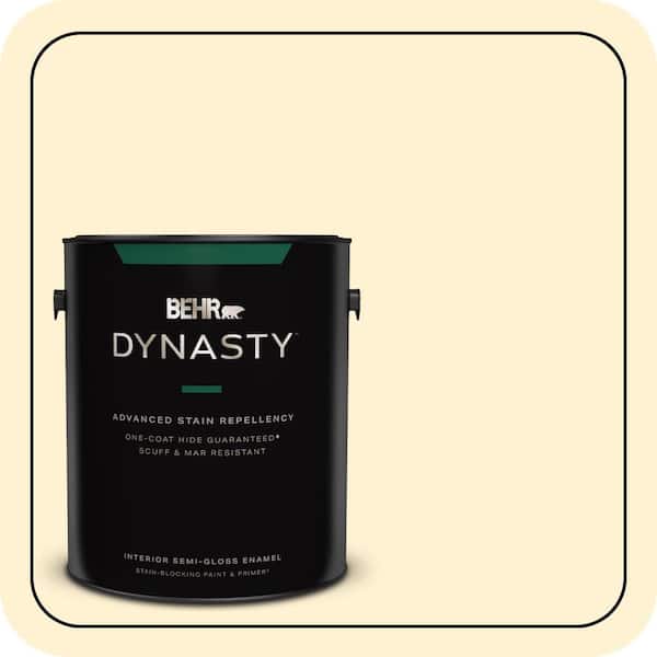 BEHR DYNASTY 1 gal. #ICC-30 Cashmere Sweater Semi-Gloss Enamel Interior Stain-Blocking Paint & Primer