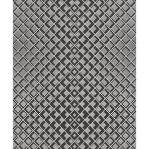 Perriand Silver Geometric Paper Strippable Roll (Covers 56.4 sq. ft.)